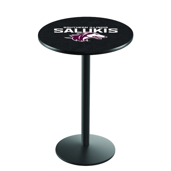 42" Blk Wrinkle Southern Illinois Pub Table